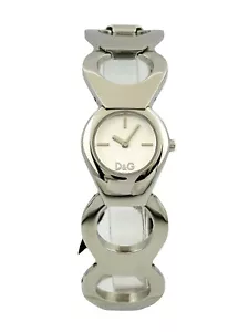 D&G Dolce and Gabbana DW0170 Flathead Steel Silver Dial Women's Watch - Picture 1 of 24