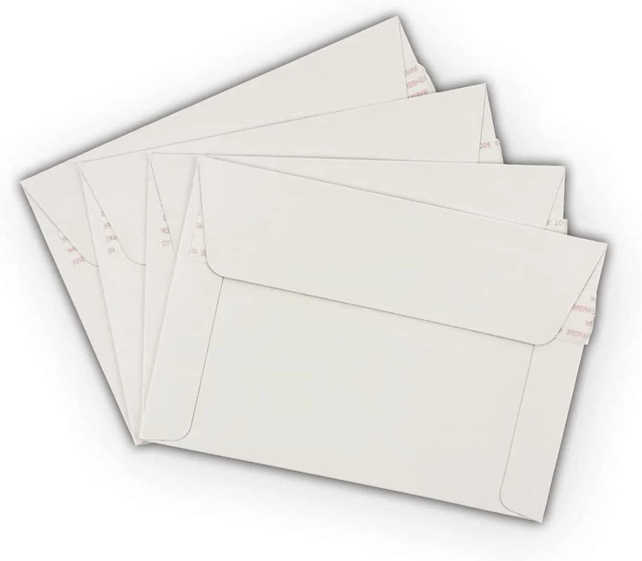 200  6.5 X 4.5 Rigid Photo Mailers Stay Flats White Cardboard Self Seal Envelope - Image 1 of 1