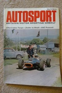 Autosport magazine 10 May 1968 Spanish GP Targa Florio Eagle Zolder Escort GT - Picture 1 of 1