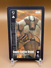 Super Battle Droid 9 of clubs STAR WARS Poker Playing Cards Movie Japanese F/S