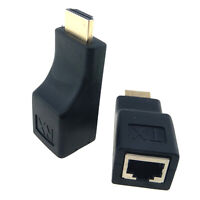4K HDMI to Network Transmitter Receiver 30ft Extender Over Network RJ45 Cat 6