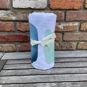 Pottery Barn Rebecca Atwood Paint Swipes Cotton Pool Beach Towel 32”x64” NWOT - Picture 1 of 4