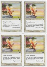 MTG: EKUNDU GRIFFIN 6th Edition COMMON; played, Excellent condition x4