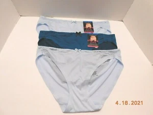 NEW Maidenform 3 Pairs Comfort, No Show Bikini, Panties XL/8 Multi-Color40046 - Picture 1 of 3