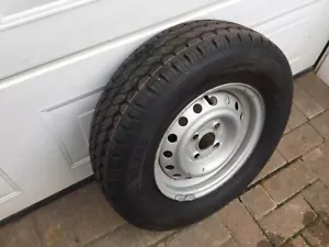 TRAILER / CARAVAN Steel Wheel & Tyre 175c x 13 GOODRIDE TYRE never been used - Picture 1 of 2