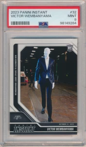 2023-24 Panini Instant Victor Wembanyama RC 32 /15593 PSA 9 Slenderman - Picture 1 of 2