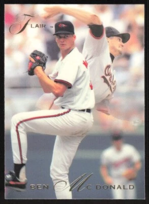 1993 Flair Baseball Card Ben McDonald #152 Baltimore Orioles - Image 1 of 2