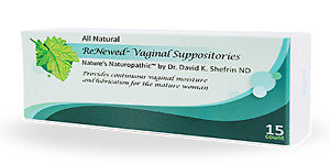 Bezwecken - ReNewed Vaginal Suppositories, 15 count