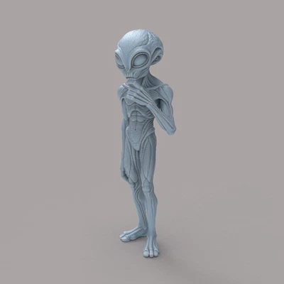 132S FIGURES MM2135 Alien thinking