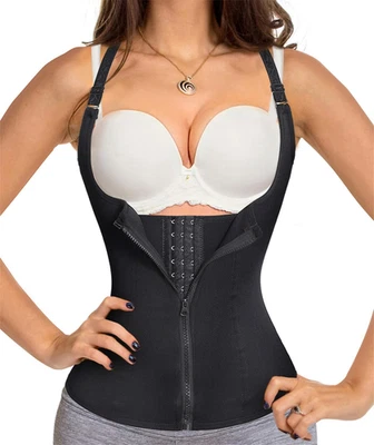 Donna Corsetto Vita Dimagrante Body Modellante Cintura Intimo Shaper Training Ve - Immagine 1 di 4