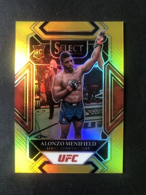 2022 Panini Select Ufc Mezzanine Gold Refraction RC Alonzo Menifield 4/10 - Image 1 of 2