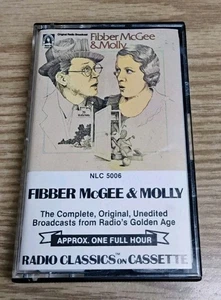 FIBBER MCGEE & MOLLY ORIGINAL BROADCAST 3/22/1949 AND 7/6/1948 CASSETTE TAPE - Imagen 1 de 6