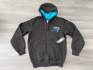 Neu mit Etikett NFL Carolina Panthers schwarze Hoodie-Strickjacke mit durchgehendem Reißverschluss Größe Small - Bild 1 von 8