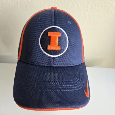 Fighting Illini Illinois Nike Legacy91 Ball Cap Hat OSFM Blue Orange - Image 1 of 4