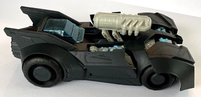 Batman Tech Defender Batmobile w/Launcher DC Comics Transform Vehicle No Blaster - Image 1 of 4