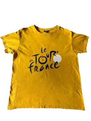 Camiseta Oficial Le Tour De France Gráfica Unisex XL Amarillo/Negro Ciclismo Foto 1 de 4