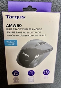 Targus AMW50 Blue Trace Wireless Mouse - Picture 1 of 2