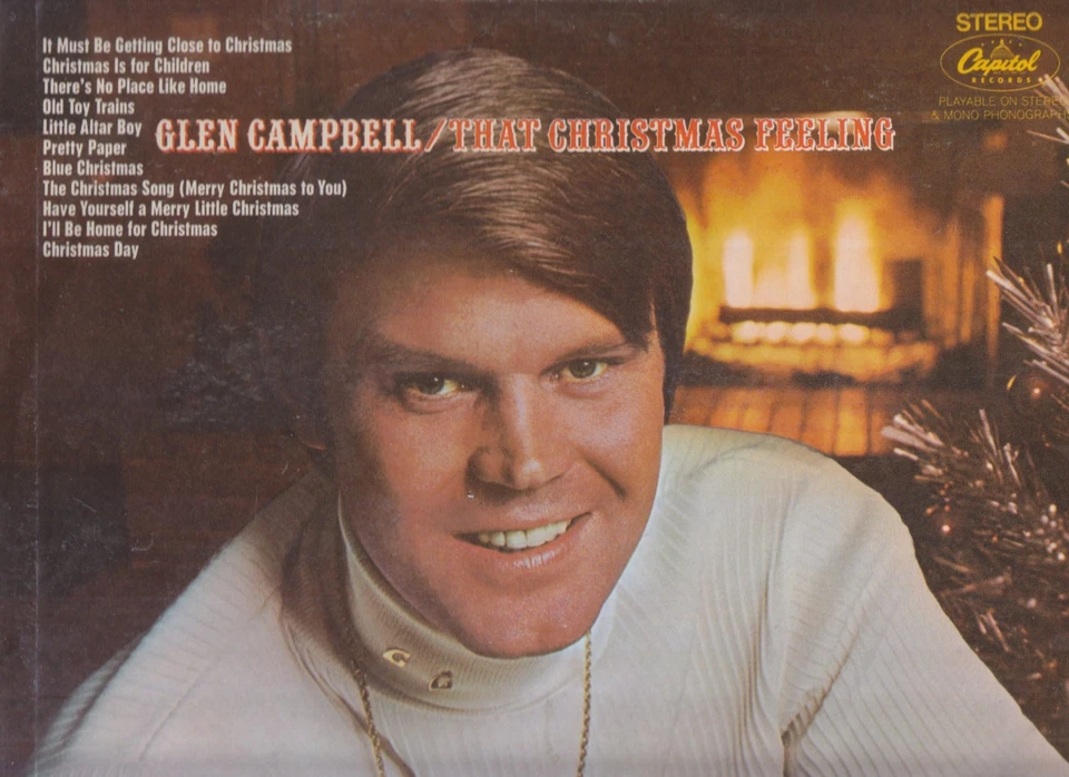 GLEN CAMPBELL - "That Christmas Feeling" 1968 holiday LP on the Capitol label! Foto 1 de 1