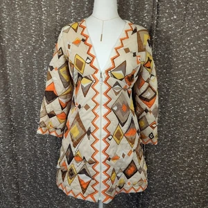Vintage 60er Jahre Emilio Pucci for Formfit Rogers gesteppte Minikleid Jacke Damen M - Bild 1 von 12