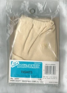 Original DOLL-BABY TIGHTS fit soft sculpture DOLLS like Cabbage Patch Kids NEW - Picture 1 of 1