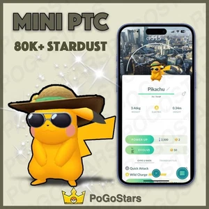 Pokémon PTC Go - Shiny Pikachu Summer Flair Hat✨Manchester Background✨ - Picture 1 of 1