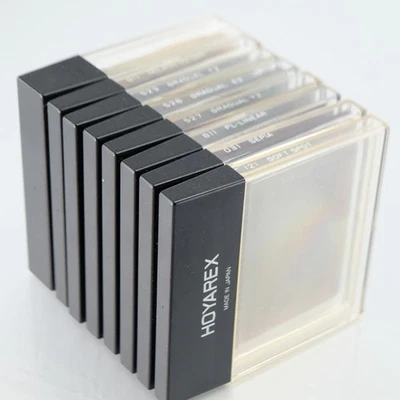 Hoyarex Lens Filters Set 3x3 Gradual+Double Mask+PL for SLR+DSLR Cameras 9pcs - Image 1 of 4