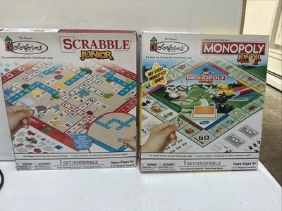 Colorforms Scrabble junior & Monopoly NIP - Image 1 of 4