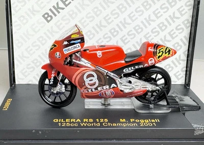 GILERA RS125 M.Poggiali 125cc World Champion 2001 Ixo Models 1/24 scale - Image 1 of 4