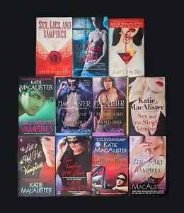 Lot Of 11 Katie MacAlister Books Dark Ones 1-9 Vampires Blues Much Ado Undead - Picture 1 of 12