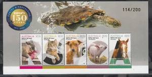 2021 RSPCA 150 years of caring: DOGS Exclusive Miniature sheet L/E to 200. Rare - Picture 1 of 1