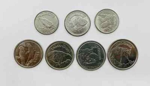 BRAZIL UNC 7 Pcs COINS Set 5 10 50 100 Centavos 100 500 1000 Cruzeiros 1992 1994 - Picture 1 of 4