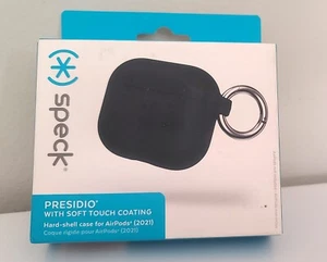 Speck Products Presidio con Custodia Airpods Soft Touch, Nero - Scatola Aperta - Foto 1 di 2