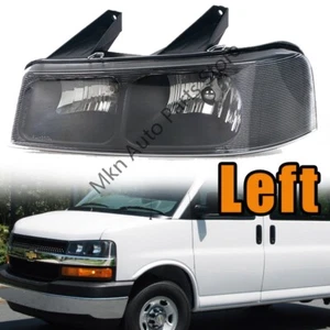 Left Front HeadLamp For Chevrolet Express 1500 2500 3500 GMC Savana Van 2003-19 - Picture 1 of 6