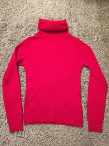 Vintage Women's Evan-Picone 100% Wool Red Turtleneck Shirt/Sweater, Size M - Picture 1 of 7