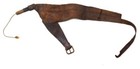 Antique Civil War Era Leather Gun Powder Shot Pouch