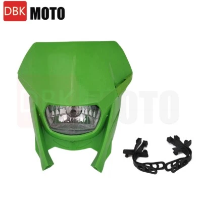 Dual Sport Bike Headlight For Kawasaki KLX110 KLX140 KLX250 KLX300 KX250 KLX650R Foto 1 de 4