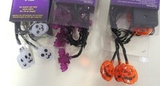 LED LIGHTS FOR INDOOR USE--BATS-  PUMPKINS- OR SKULLS--CONTAINS 10 LIGHTS
