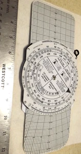 VINTAGE AIRPLANE 1963 SANDERSON FLIGHT COMPUTER - Picture 1 of 4