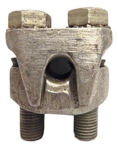 Ilsco DBA-1/0 Two Bolt Aluminum Connector 1/0-2 Run 1/0-12 Tap AL-AL or CU-CU - Picture 1 of 4
