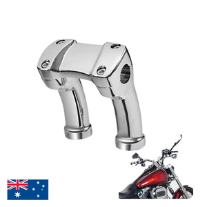 Motorcycle 4" Handlebar Riser 1" Bar Honda VTX Kawasaki Vulcan Suzuki C50 Yamaha - Picture 1 of 5