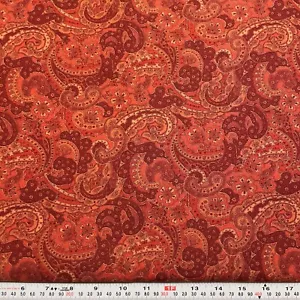 Laurel by Sentimental Studios for Moda Floral Paisley Cotton Remnant 14" x 44" - Picture 1 of 2