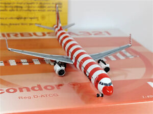 1/400 NG Models Condor for Airbus A321 D-ATCG Passion Red Plane Pre-built toys