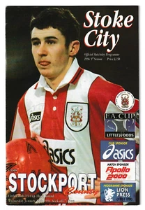 Stoke City v Stockport County 1996/97 FA Cup 3rd Round - Picture 1 of 1