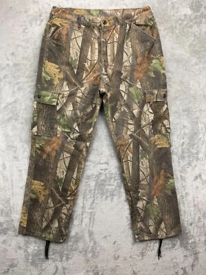 Pantalones cargo Liberty para hombre grandes-regulares (36x 32) camuflados caza maderas duras RealTree Foto 1 de 4