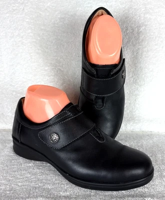 Finn Comfort Shoes Women's Black Leather Strap Comfort Shoes Size 8 - Image 1 of 4