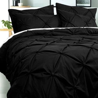 Bloomington Puffy Quilt Cover Set Black KING - image 1 of 2