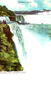 Cartolina d'epoca - Saluti dalle Cascate del Niagara, Prospect Point, NY - Foto 1 di 2