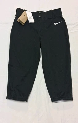 Nike Stock Vapor Select 2 Knicker 3/4 Softball Pant Girls' M 10/12 Black FB7153 - Image 1 of 4