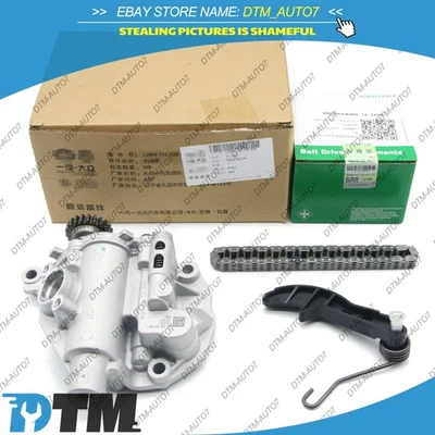 Conjunto de bomba de aceite de motor OEM para VW Golf GTI MK7 AUDI A5 A4 1.8 2.0 TFSI CJE CNC Foto 1 de 4