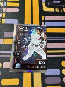 Top 100 Bowman Baseball Chase DeLauter Bowman Scouts 2025 - Imagen 1 de 8